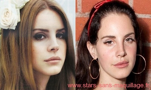 Lana Del Rey sans maquillage
